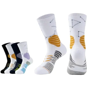 Men’s Anti Slip Running Basketball Socks Sport Thick Cushion Terry Socks Outdoor Socks Men