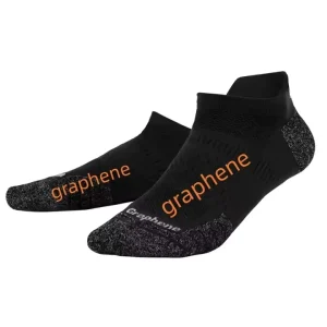 Men’s Autumn Athletic Ankle Sports Socks with Graphene Technology Breathable Cotton Blend Anti Slip Quick Dry for Hiking Running
