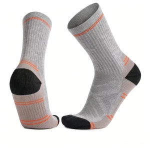 Men’s Autumn Crew Knitted Running Socks Wicking Sweat Anti slip Cushion Towel Bottom Professional Compression Sports Socks