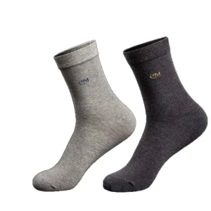 Men’s Business Casual Mid calf Socks Spring Autumn Thin Formal Style All season Sweat absorbing Breathable Anti Friction