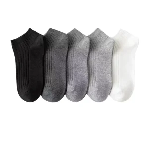 Men’s Casual Cotton Business Socks Four Seasons Anti Bacterial and Anti Slip for Autumn