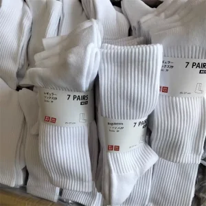 Men’s Casual Crew Socks Sweat Absorbent Cotton for Autumn Cycling Commuting Badminton Basketball