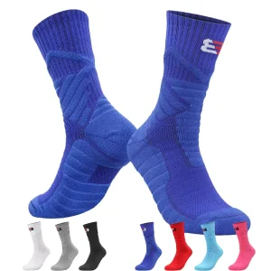 Men’s Casual Thick Crew Socks for Autumn Moisture Wicking Cushion Anti Bacterial Running