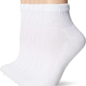 Men’s Casual Trendy Solid Color Cotton Polyester Mid Calf Absorb Sweat Knitted Sports Socks