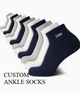 Men’s Children’s Custom Breathable Eco Friendly Sports Ankle Socks High Elasticity Does Not Bind Foot Arch Support Can Be
