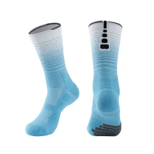 Men’s Children’s Professional Team Basketball Training Socks Elite Sports Thickened Long Print Pattern Towel Bottom Breathable
