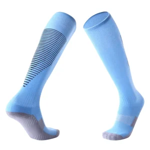 Men’s Children’s Soccer Sports Crew High Knitted Socks Long Tube Non Slip Thickened Towel Bottom Logo Cuff Autumn