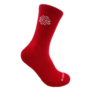 Men’s Comfortable Breathable Antislip Cycling Long Socks Breathable Sports Socks with Logo on Cuff for Winter Sports
