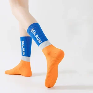 Men’s Comfortable White Cotton Bamboo Fiber Socks Lightweight Jacquard Woven Cartoon Anti-Slip High Stretch Breathable Quick Dry