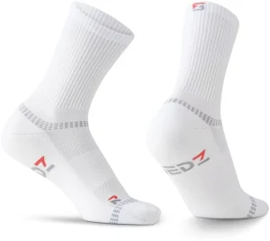 Mens Compression Running Socks Athletic Crew Socks Moisture Wicking Anti Blister Cushion for Cycling