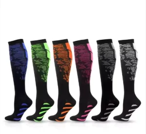 Men’s Compression Socks 20 25 MMHG Long Running Socks Cycling Nylon Compression Socks