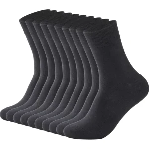 Mens Cotton Crew Socks Athletic Thermal Socks