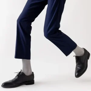 Men’s Cotton Hosiery Breathable Crew Sports Socks Customized White Color