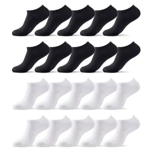 Mens Cotton Hosiery Solid Colour Breathable Low Cut Short No Show Socks