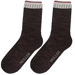 Men’s Cotton Terry Loop Casual Work Boot Socks Anti Bacterial Breathable Thermal Socks with Ribbon Detail for Everyday Comfort