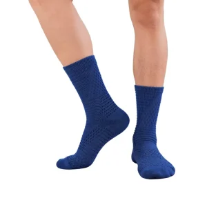Men’s Crew Sports Socks ODM Combed Cotton Comfortable Granular Professional Basketball Strong Wrap Shock absorbing Towel Bottom
