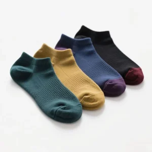 Men’s Custom Logo Anti Slip Disposable Ankle Middle Crew Knee Socks White Sporty Daily Use ODM Manufacturer