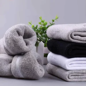 Men’s Deodorant Terry Socks Winter Thickening and Long Warm Cotton Socks