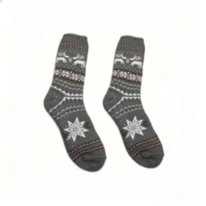 Men’s Disposable ODM Slipper Socks with Anti Slip Grips Winter Home Essential Anti Pilling Fabric Anti Bacterial Breathable