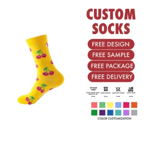 Men’s Dress Fun Socks Colorful Novelty Crazy Funny Patterned Socks Cotton Socks