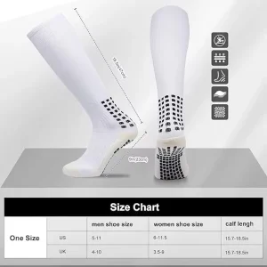 Men’s Football Socks Long Tube Adult Professional Competition Training Thickened Wear Resistant Anti Slip Towel Bottom Polyester