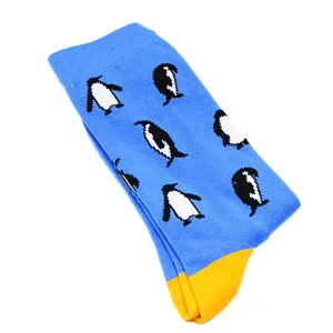 Men’s Fun Dress Socks Colorful Novelty Patterned Cotton Crew Socks