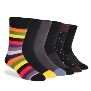 Mens Funny Black Socks Mens Office Formal Socks Dress Jacquard Funny Man Socks