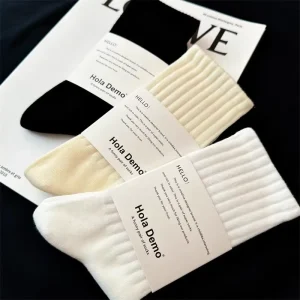 Men’s High Quality Running Socks Custom Logo Sport Cotton Crew Socks Bulk