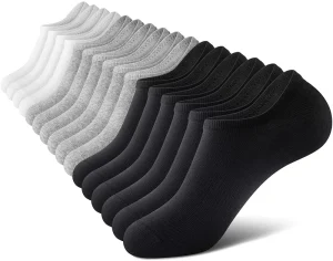 Men’s Low-Cut No Show Casual Cotton Socks for Everyday Wear