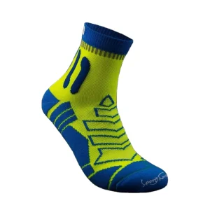Men’s Night Running Reflective Athletic Socks Marathon Cushioned Arch Support Breathable Anti-Slip Running Ankle Socks