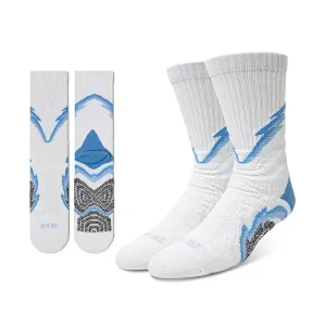Men’s Quick-Drying Camouflage Terry Knitted Cotton Socks for Running and Outdoor Activities