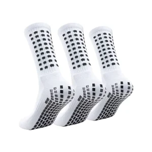 Men’s Soccer Socks Anti Slip Non Slip Grip Pads for Football Basketball Sports Grip Socks Custom