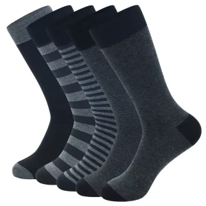 Men’s Soft Pure Cotton Summer Socks Thin Crew Quick-Drying Sweat-Absorbing Anti-Bacterial Customizable for Formal
