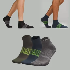 Men’s Sports Socks Custom Logo Digital Printing Knitted Anti-slip Cotton Ankle Socks for Men and Women Low MOQ Body