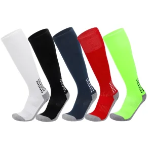 Men’s Spring Sports Socks Long Football Training Fashion Running Non Slip Soccer Bottom Logo