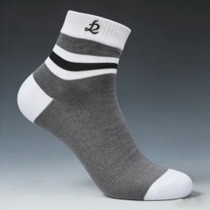 Men’s Summer Breathable Ankle Socks Combed Cotton Knitted Anti-Odor Running Logo Body For Youth Adult Custom Logo