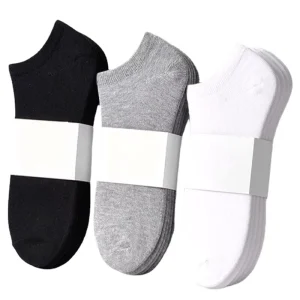 Men’s Summer Comfortable Casual Socks Spandex/Polyester Standard Thickness Sweat Absorption Breathability Anti-Foul Sports Crew
