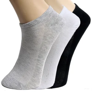 Men’s Summer Low Cut Ankle Socks Cotton Polyester Custom Logo Unisex Business Man No Show Socks