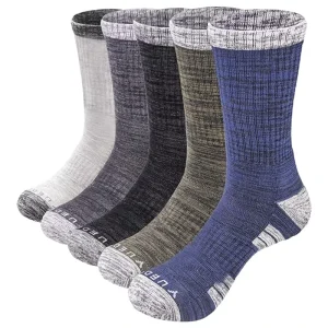 Men’s Thick Bamboo Working Socks Cotton Feet Support Work Socks Heavy Duty