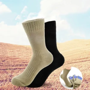Men’s Thick Terry Performance Work Socks Casual Outdoor Warm Hunting Hiking Anti-Bacterial Cotton Socks