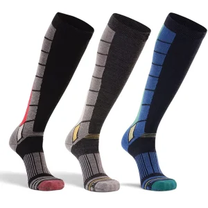 Men’s Ultra-Lightweight Over-the-Calf Ski and Snowboard Socks Merino Wool Socks