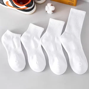 Men’s Unisex Sports Compression Ankle Socks Winter Bamboo Heating Designer Cotton Grip Crew Cartoon Pattern for Spring