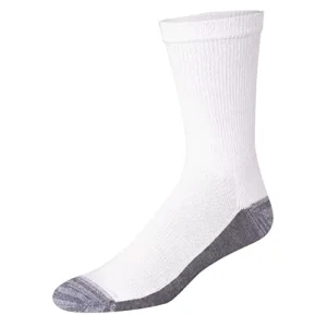 Men’s Winter Crew Casual Thermal Work Socks Breathable Bamboo Thick Eco Friendly Boot Socks with Terry Loop and Bottom Logo