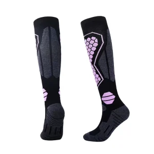 Men’s Women’s Children’s Knee-High Athletic Support Stockings Compression Breathable Sport Socks Printed Knitted Custom Colors