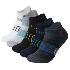 Men’s Women’s Digital Printing Mesh Sweat Absorbent Anti-Bacterial Breathable Athletic Ankle Socks Spring