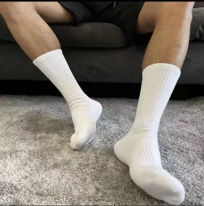 Mens Womens Mid Calf Thick Socks Cotton Poly cotton Sweat absorbing Summer Sports Casual Style