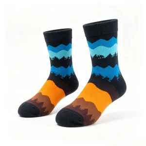 Men’s & Women’s Moisture Wicking Cotton Socks Custom Logo Breathable Antibacterial Odor Resistant Socks