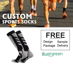 Men’s Women’s Winter Sports Compression Socks BCI Cotton Thickened Warm Stockings Crew High Tube Logo Outdoor Ski Mountaineering