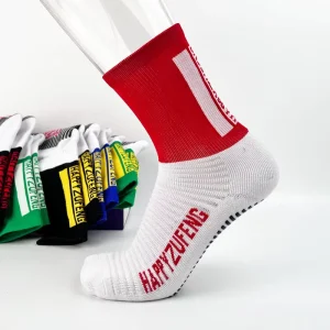 Men’s Youth Anti Slip Quick Dry Soccer Crew Socks Grip Polyester Cotton Thin Winter Basketball Football Outdoor Running Sports