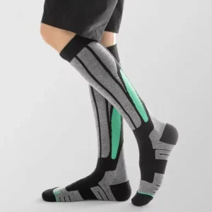 Men’s Youth NO SHOW Thickened Warm Wool Knitted Ski Socks with Towel Bottom Winter ODM Quick Drying Anti Slip